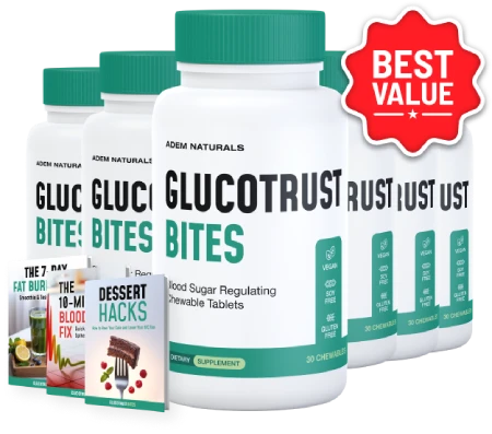 GlucoTrust Bites  6 bottles